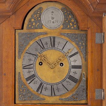 A19th century longcase clock.