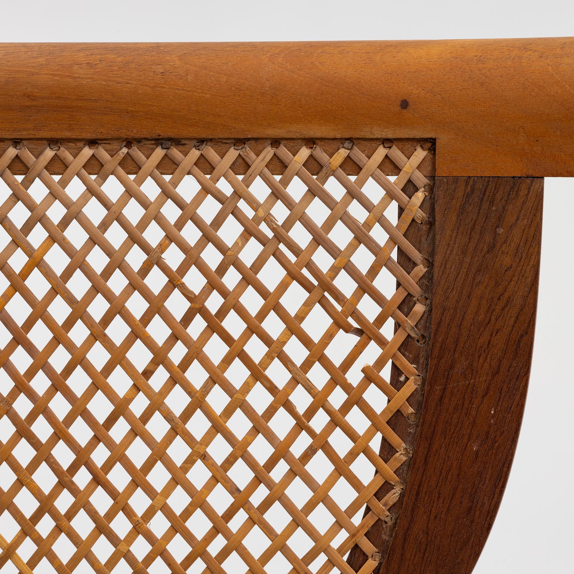 Josef Frank, a model 969 armchair, Firma Svenskt Tenn, Sweden.