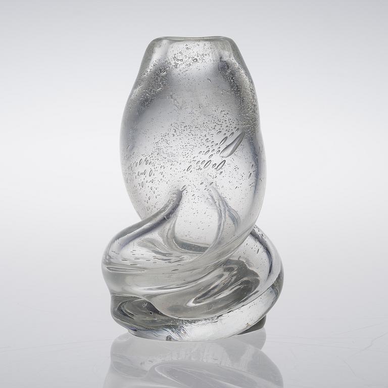 KAJ FRANCK, vase, glass, signed K.Franck - Iittala.