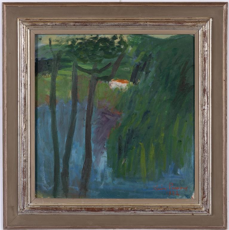 Karin Parrow, White house in a lush landscape.