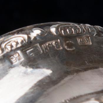 PARTI SILVERFÖREMÅL, 10 st, finska stämplar 1920-50-tal. Tot vikt 468 g.