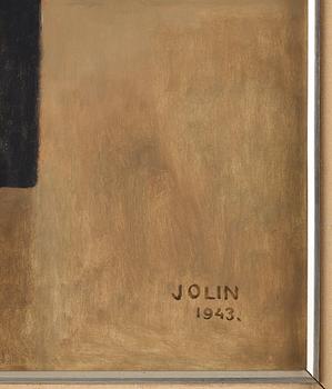 Einar Jolin, EINAR JOLIN, oil on canvas, signed Jolin and dated 1943.