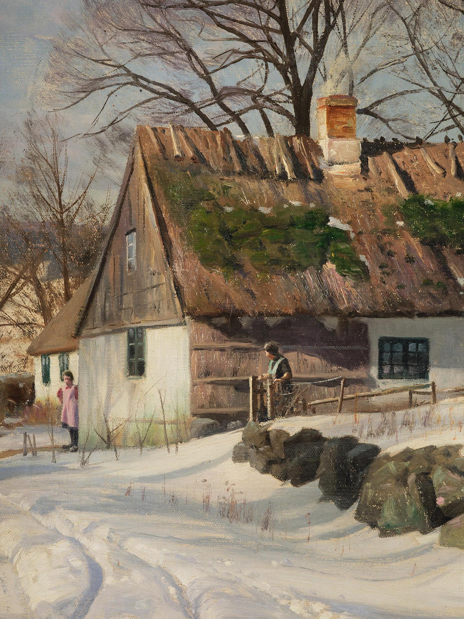 Peder Mork Mönsted, Winter in Jyderup.