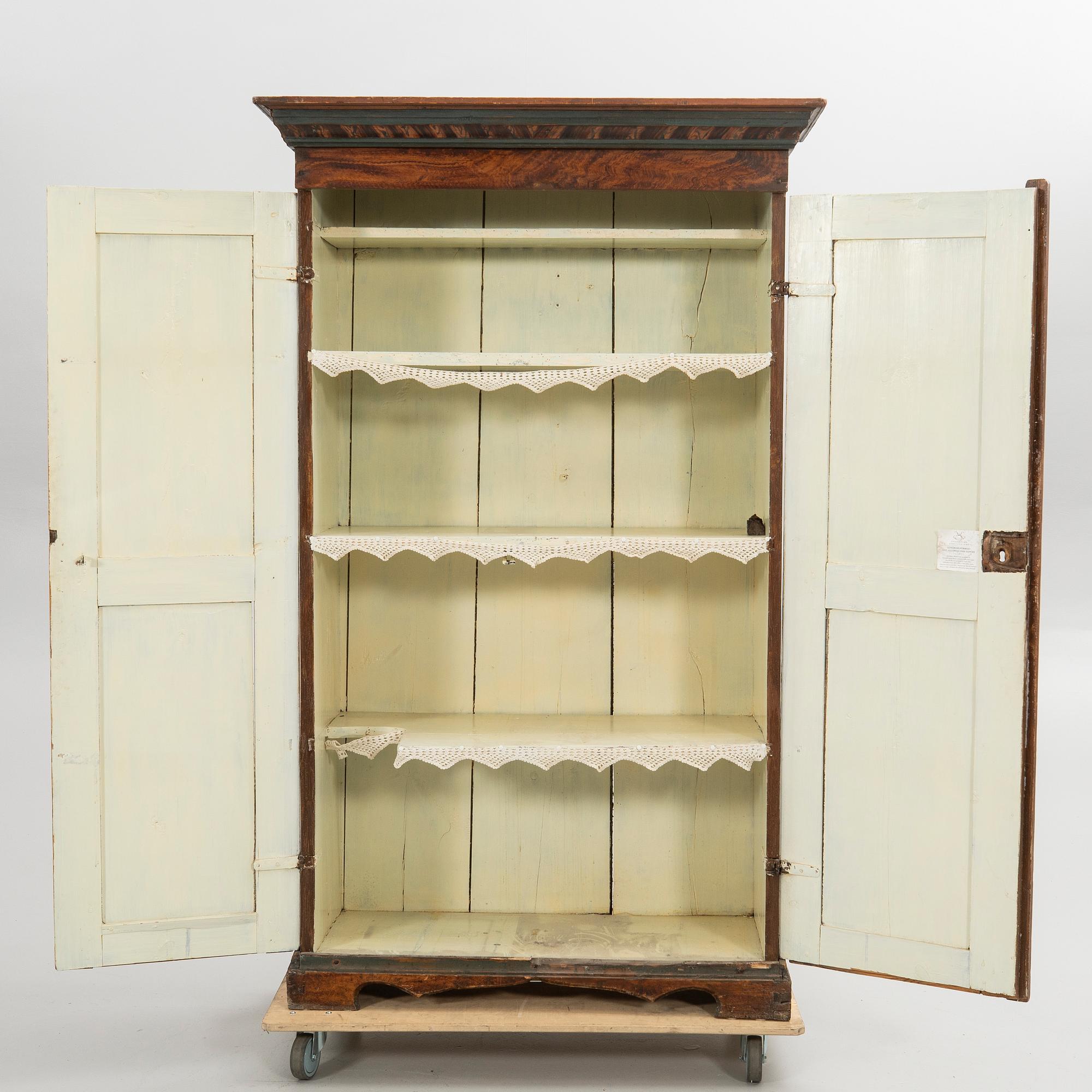 Cupboard, folk art, central Sweden, 19th century.