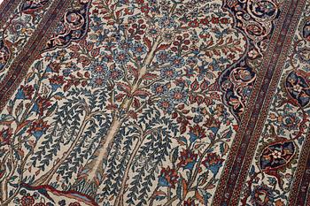Carpet, oriental "garden carpet", approx. 185 x 128 cm.