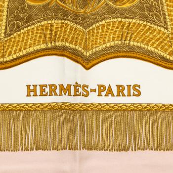 Hermès, A silk scarf 'Poste et Cavalerie'.