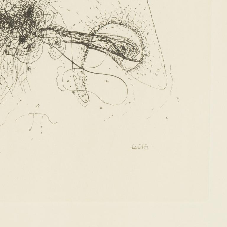 Alfred Otto "Wols" Schulze, etching, signed in plate, Numbered 10/250.