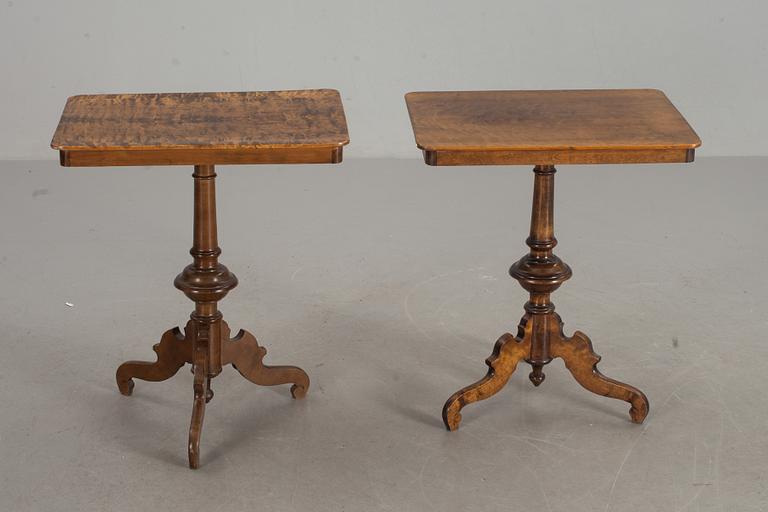 BORD, ett par snarlika, 1800-talets senare del.