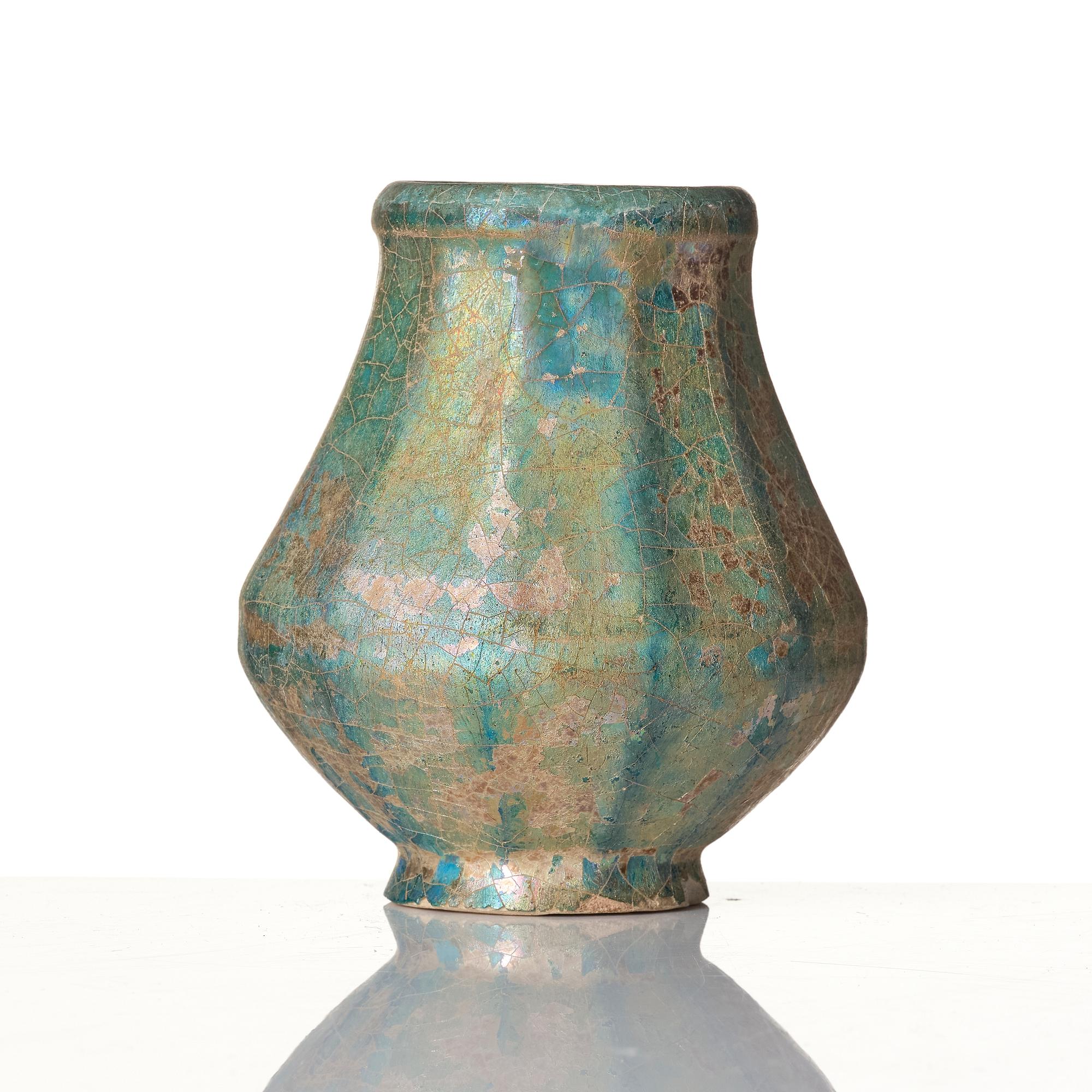 A Keshan pottery vase.