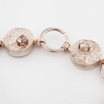 CESON, Göteborg, 1969, a faceted rock crystal necklace.