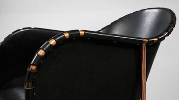 FÅTÖLJER, ett par, "Bruno", Mats Theselius, Källemo, formgivna 1997.