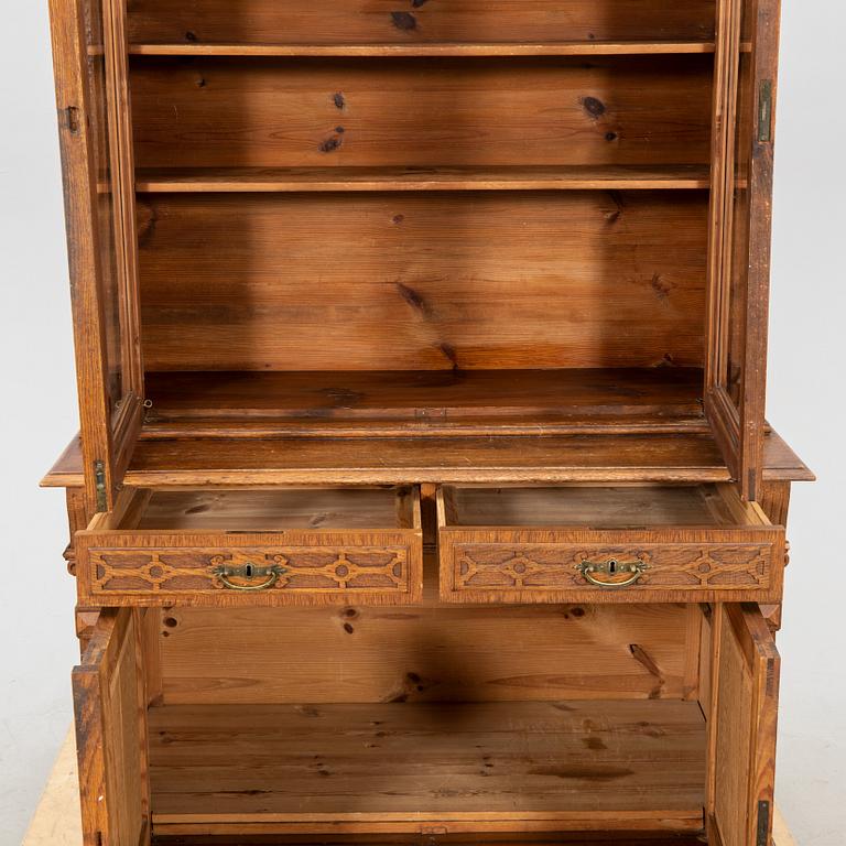 An oka Neo Renaissance bookcase around 1900.