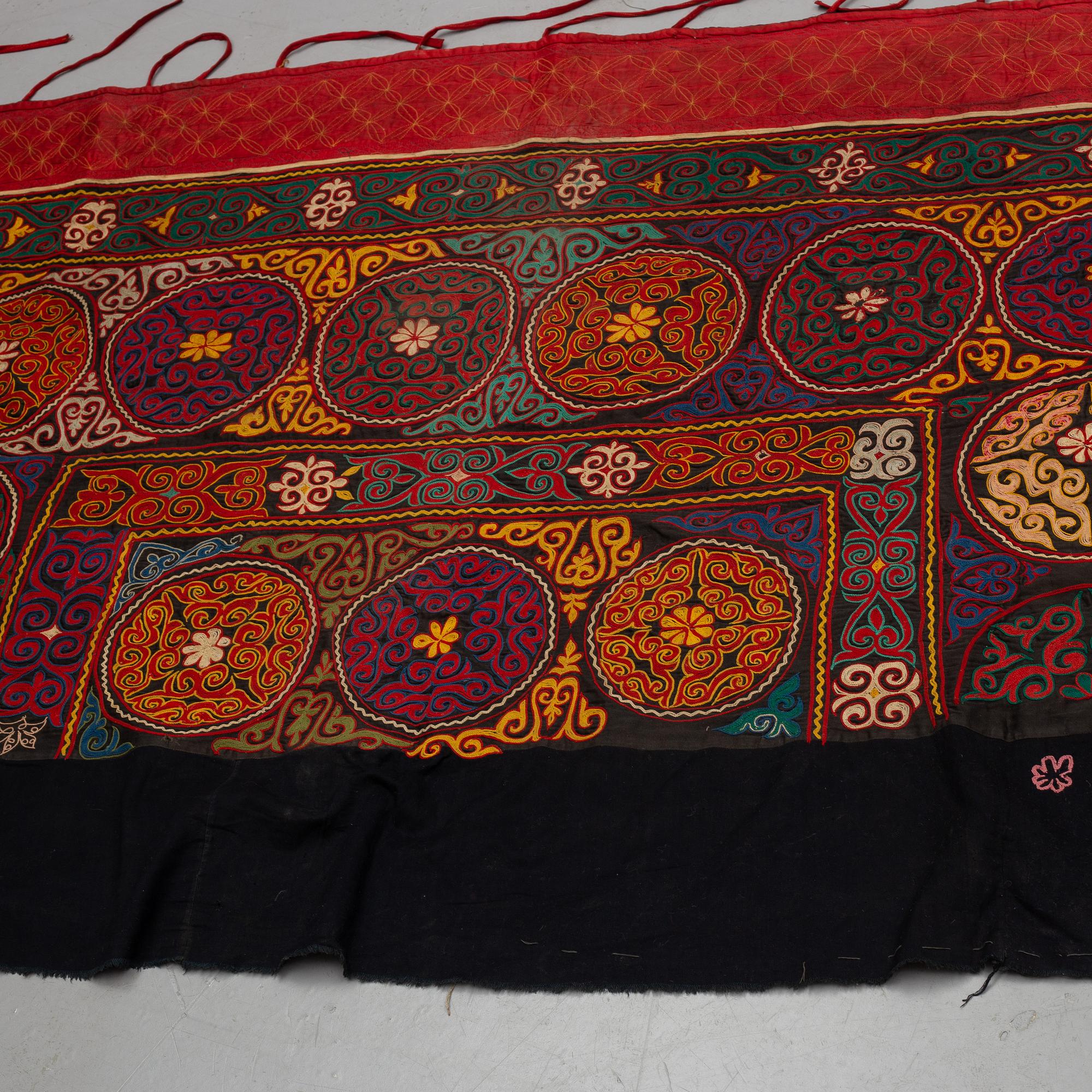 A semi-antique rasht embrodey.