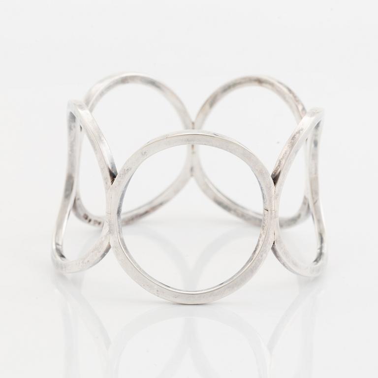 Karl-Ingemar Johansson, armring, sterlingsilver.