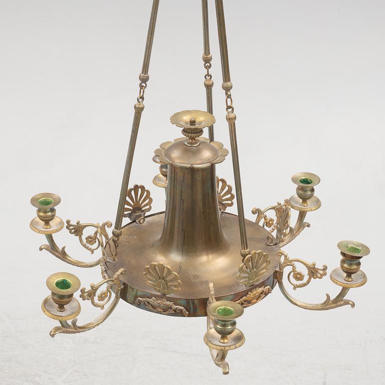 A chandelier, second half of the 19th century.