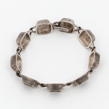 ARMBAND, silver,  Stigbert för Engelbert, Stockholm 1953.