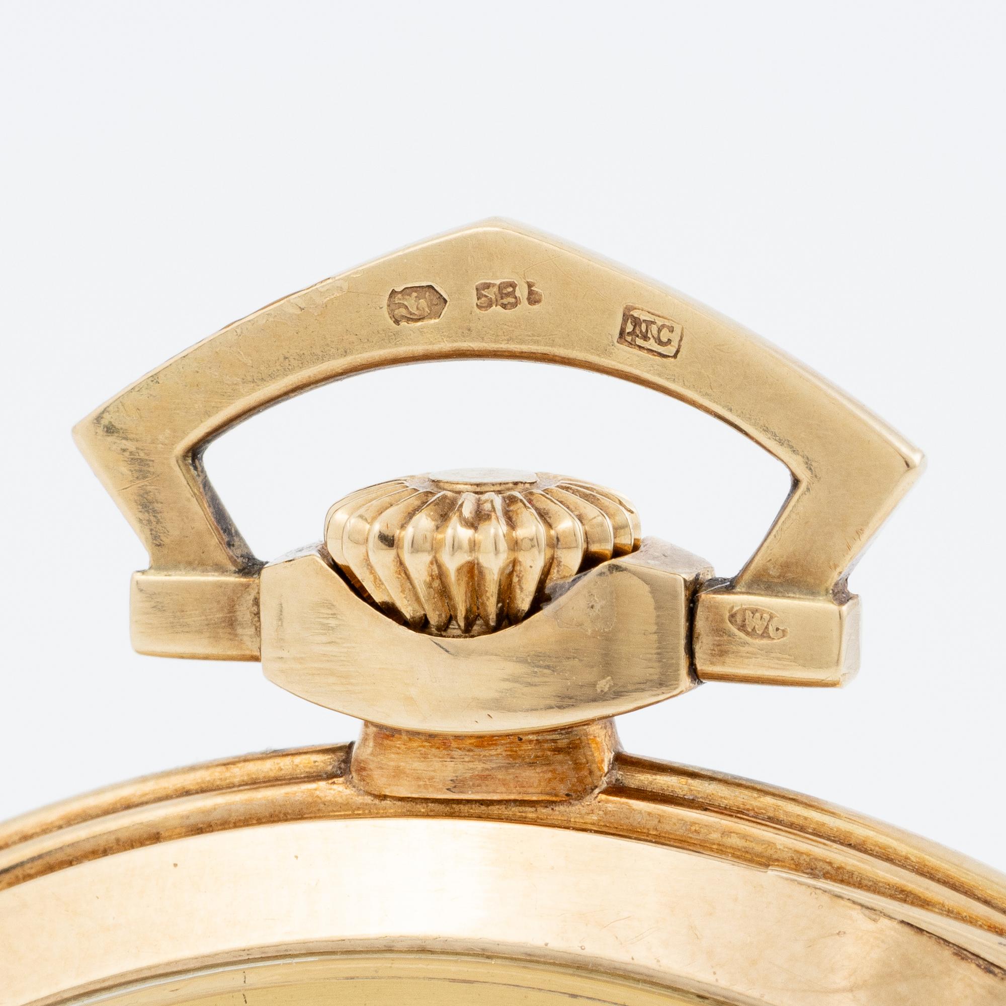 IWC, pocket watch, "Sector Dial", 51 mm.