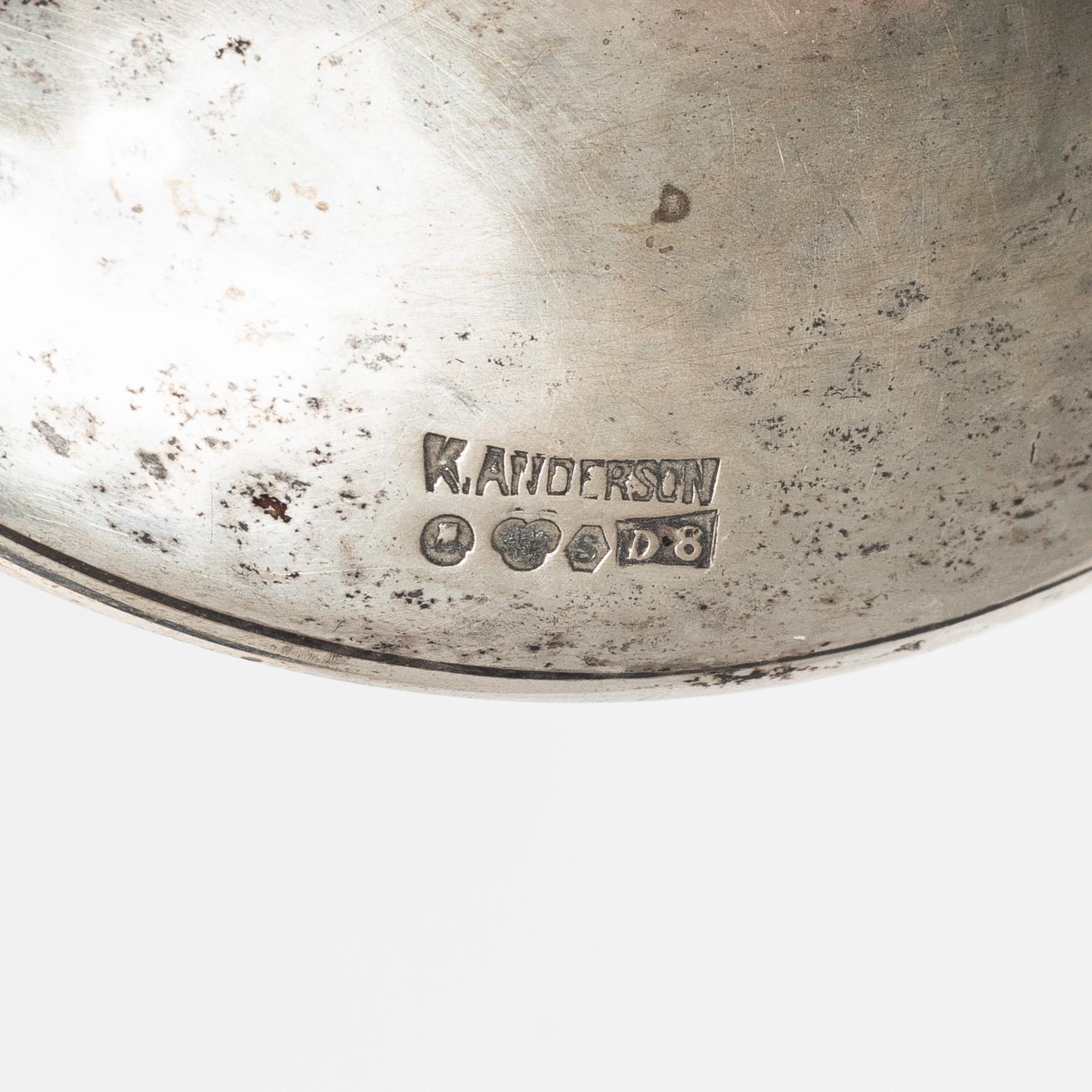 K. Anderson, a silver vase, Stockholm 1930.