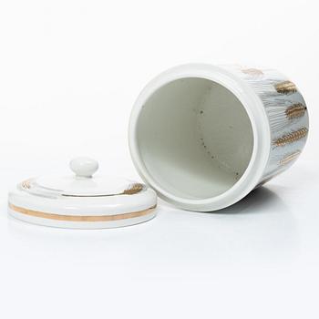 Piero Fornasetti, Lidded jar, marked Fornasetti, Milan, Italy, second half of the 20th century.