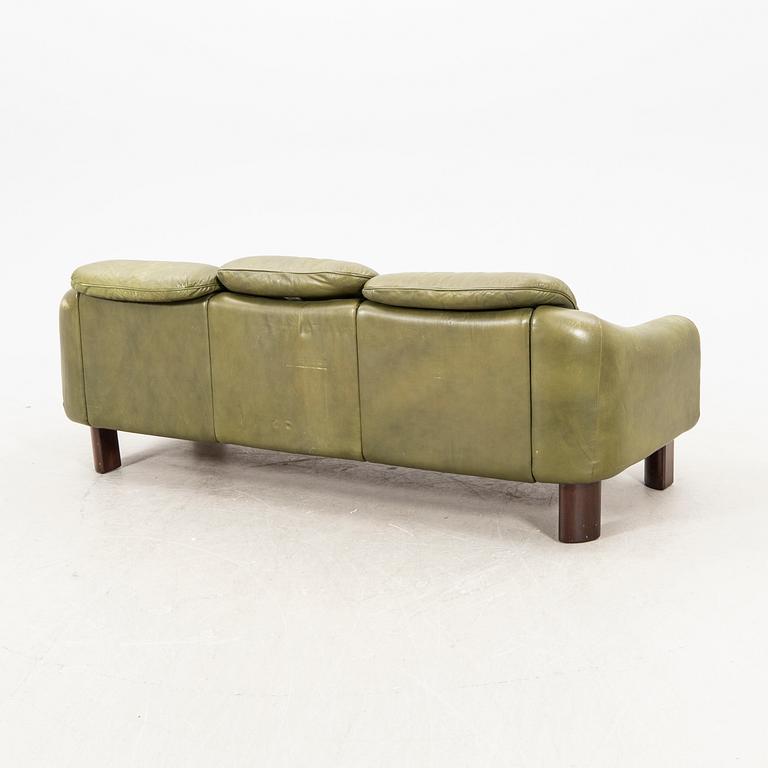 Two sofas, leather, 1970s.
