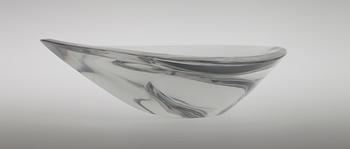 Tapio Wirkkala, A GLASS SCULPTURE.