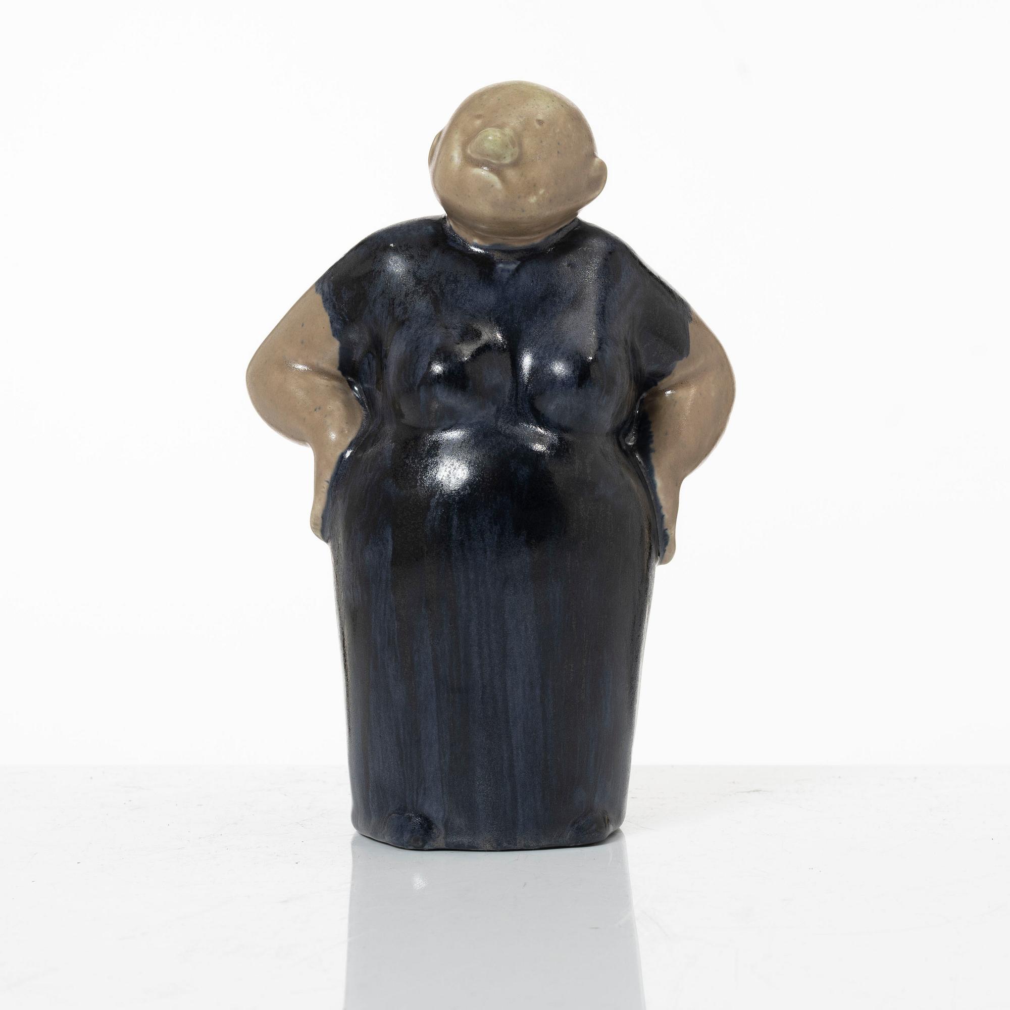 Åke Holm, figurine, Troll, stoneware.