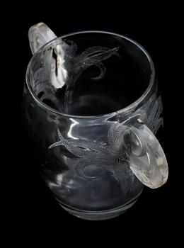 VINKYLARE, glas, Lalique, 1900-talets första hälft.