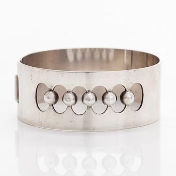 Heikki Kaksonen, a silver bracelet, Kaunis Koru, Helsinki 1962.