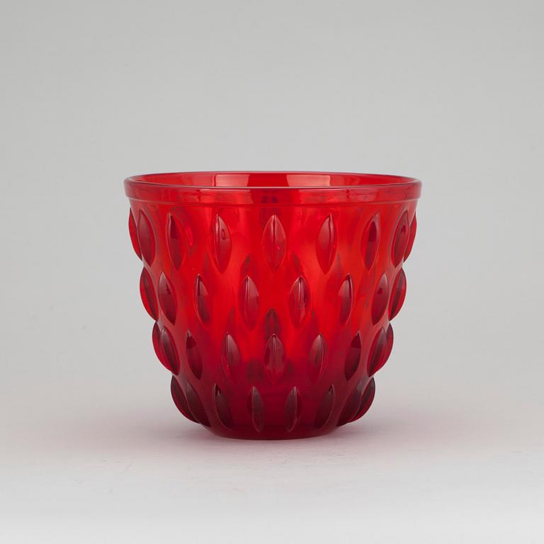 ARTHUR PERCY, Gullaskruf, "Ellips", Arthur Percy, Gullaskruf, 1950-/60-tal. Vas/skål, glas.