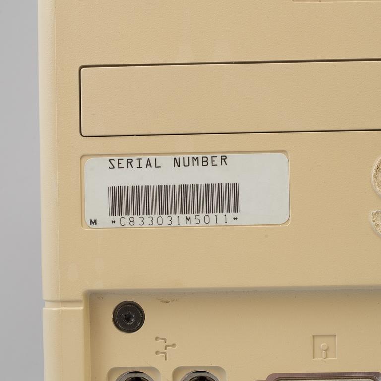 An Apple computer Macintosh SE, model M5011, Apple Computer Inc. USA, 1980s.