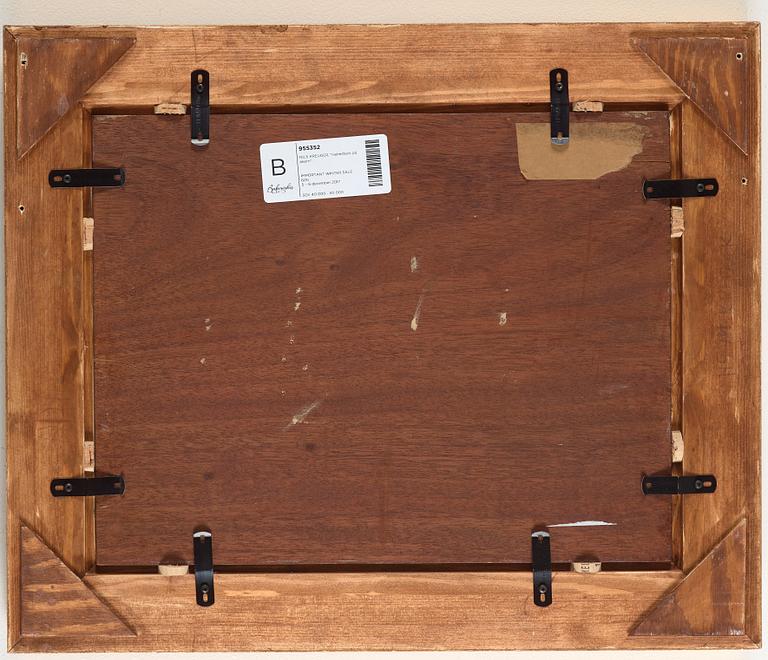 Nils Kreuger, "Halmstack på åkern" (Haystack in the field).