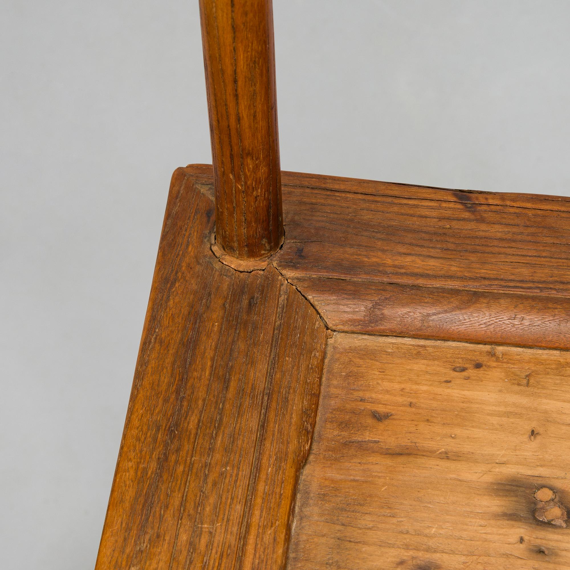 Two hardwood chairs. China. Qing dynasty. 19th century.