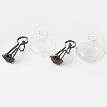 Vägglampor, ett par, Swedish Modern, ASEA, 1940/50-tal.