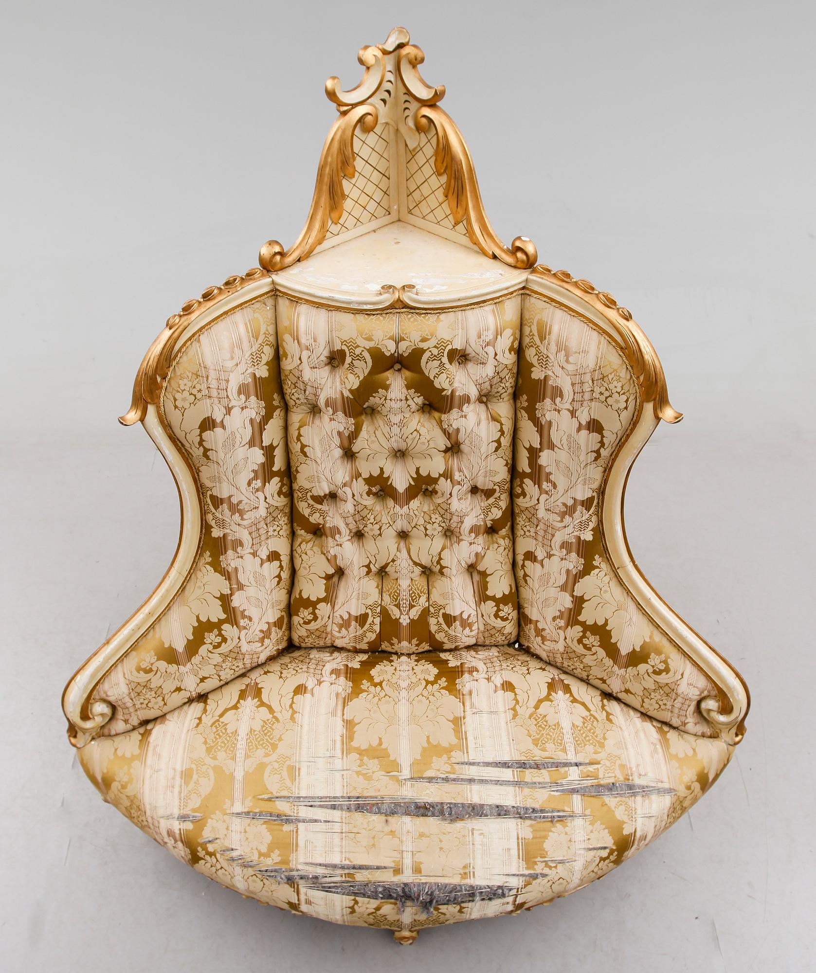 HÖRNSOFFA, 1800-talets andra hälft.