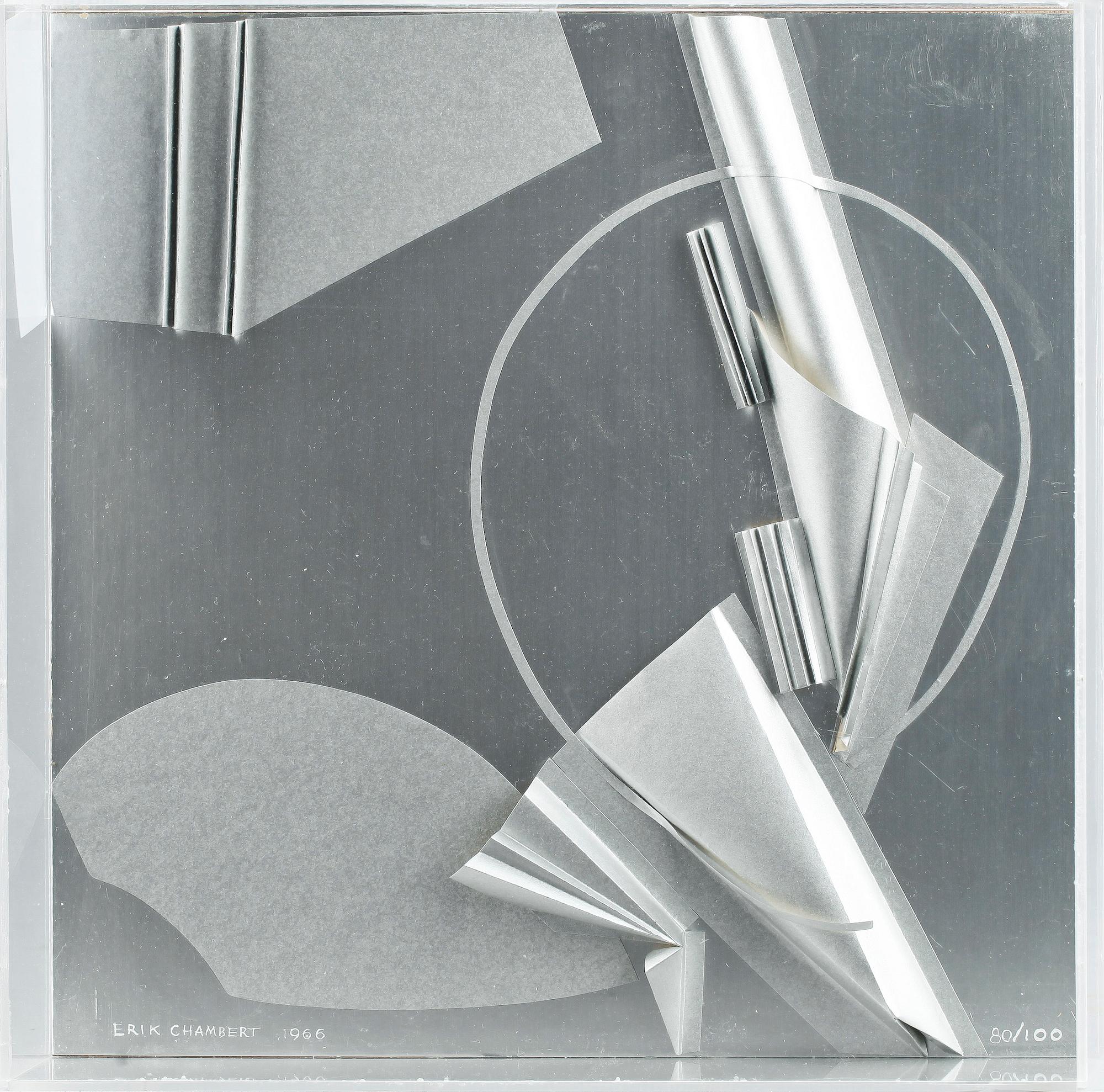 ERIK CHAMBERT, multipel i plexiglas, sign o dat 1966 nr 80/100.
