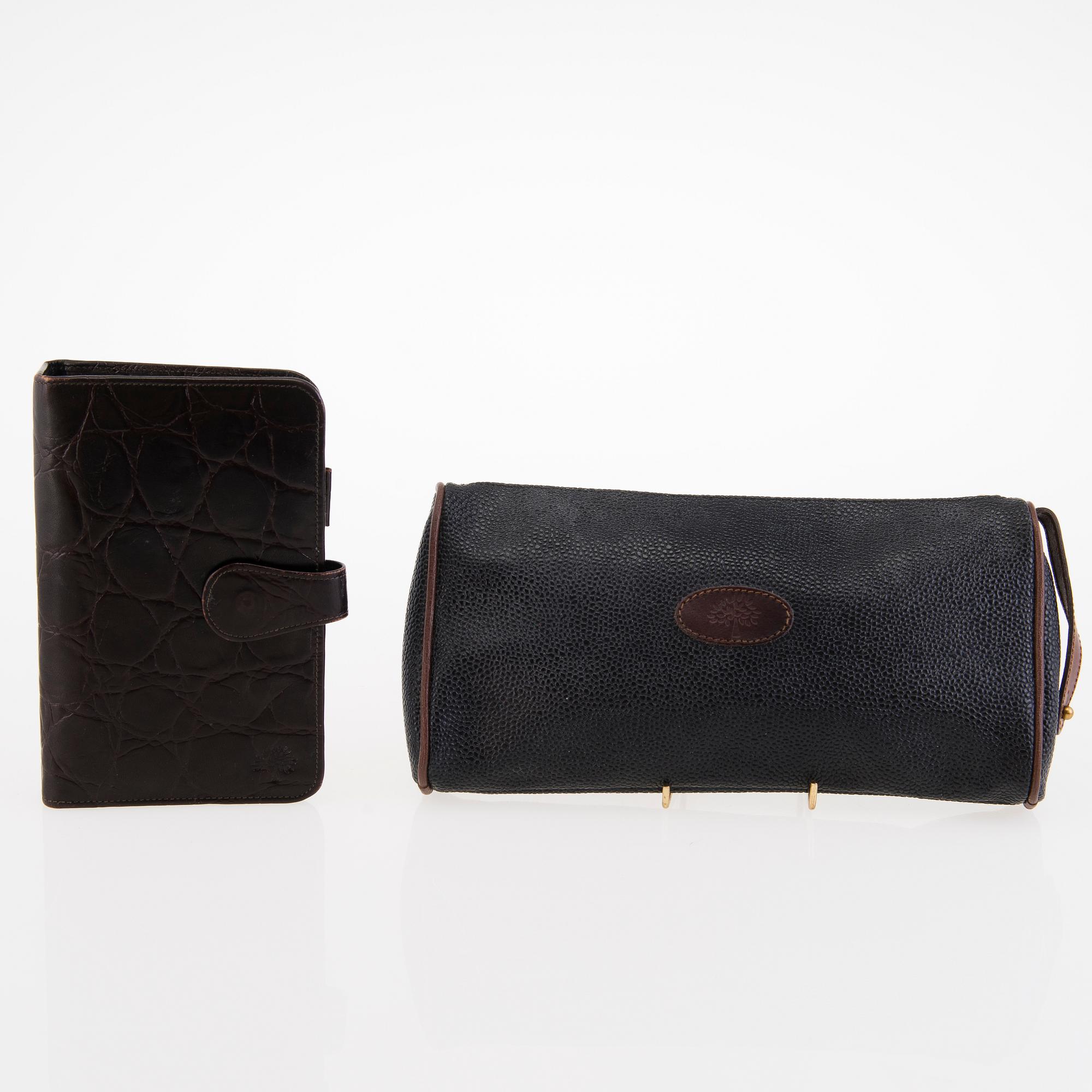 MULBERRY, NECESSÄR OCH FILOFAX.