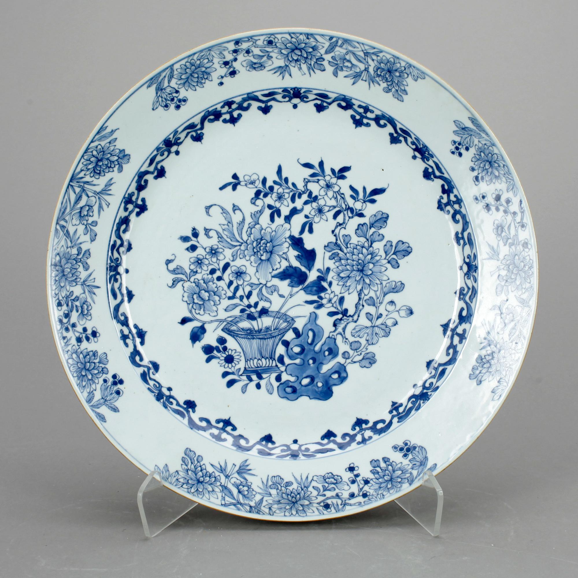 FAT, porslin, Kina, Qingdynastin, 1700-tal.