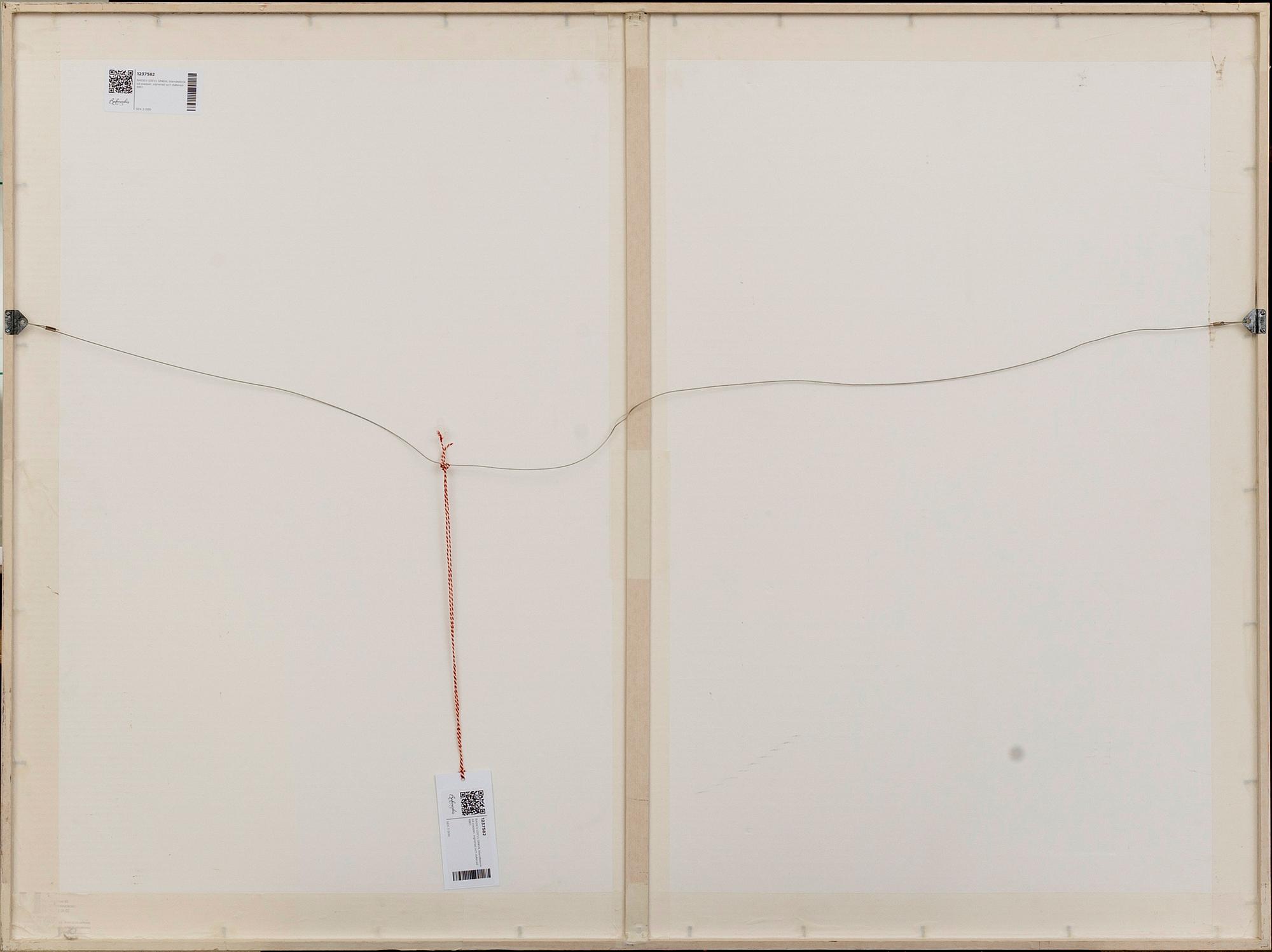 BADEV (DEV) SINGH, blandteknik på papper, signerad och daterad 1987.