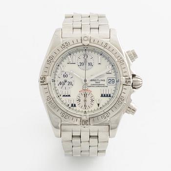 Breitling, Chrono Cockpit, wristwatch, chronograph, 39 mm.