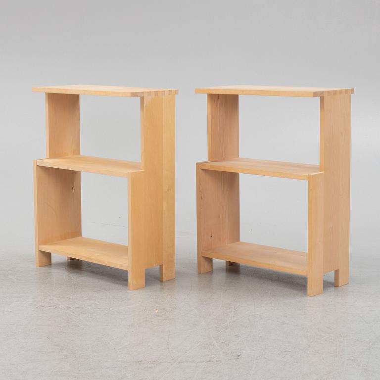 Nirvan Richter, two bookcases, Norrgavel.