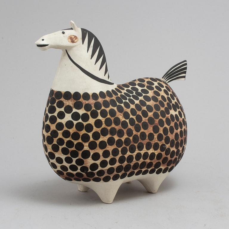 STIG LINDBERG, figurin, stengods, 