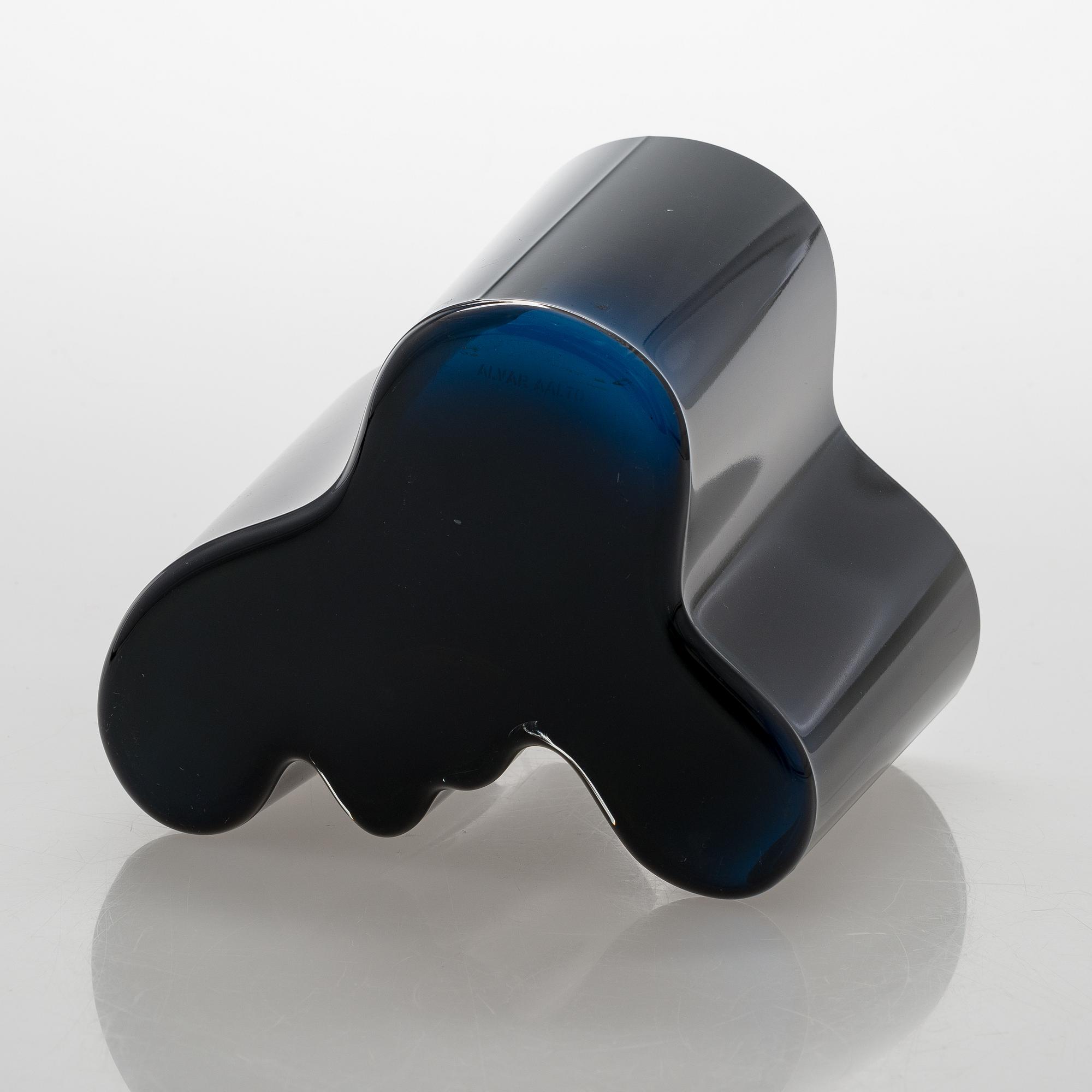 Alvar Aalto, maljakko, malli 3030, signeerattu Alvar Aalto Iittala.