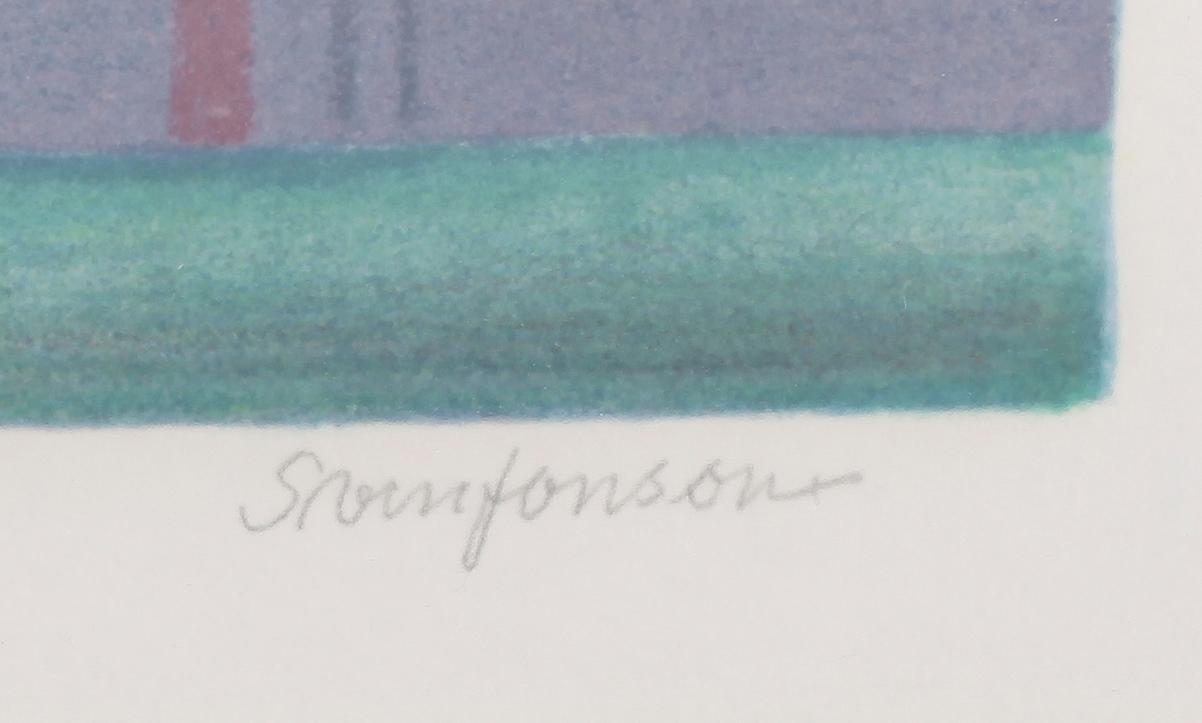 SVEN JONSON, färglitografi, signerad och numrerad 75/300.