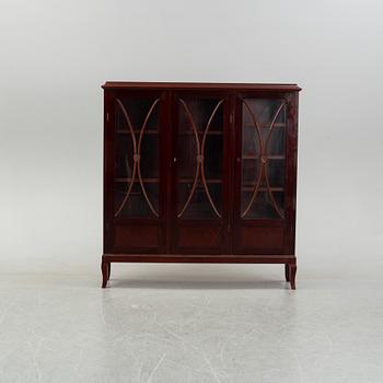 A mahogany display cabinet, 1920's.