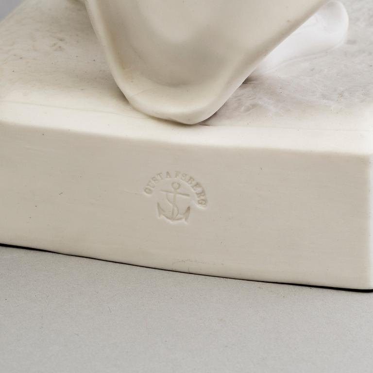 A PAIR OF PARIAN FIGURES, Gustafsberg, 1860/70.