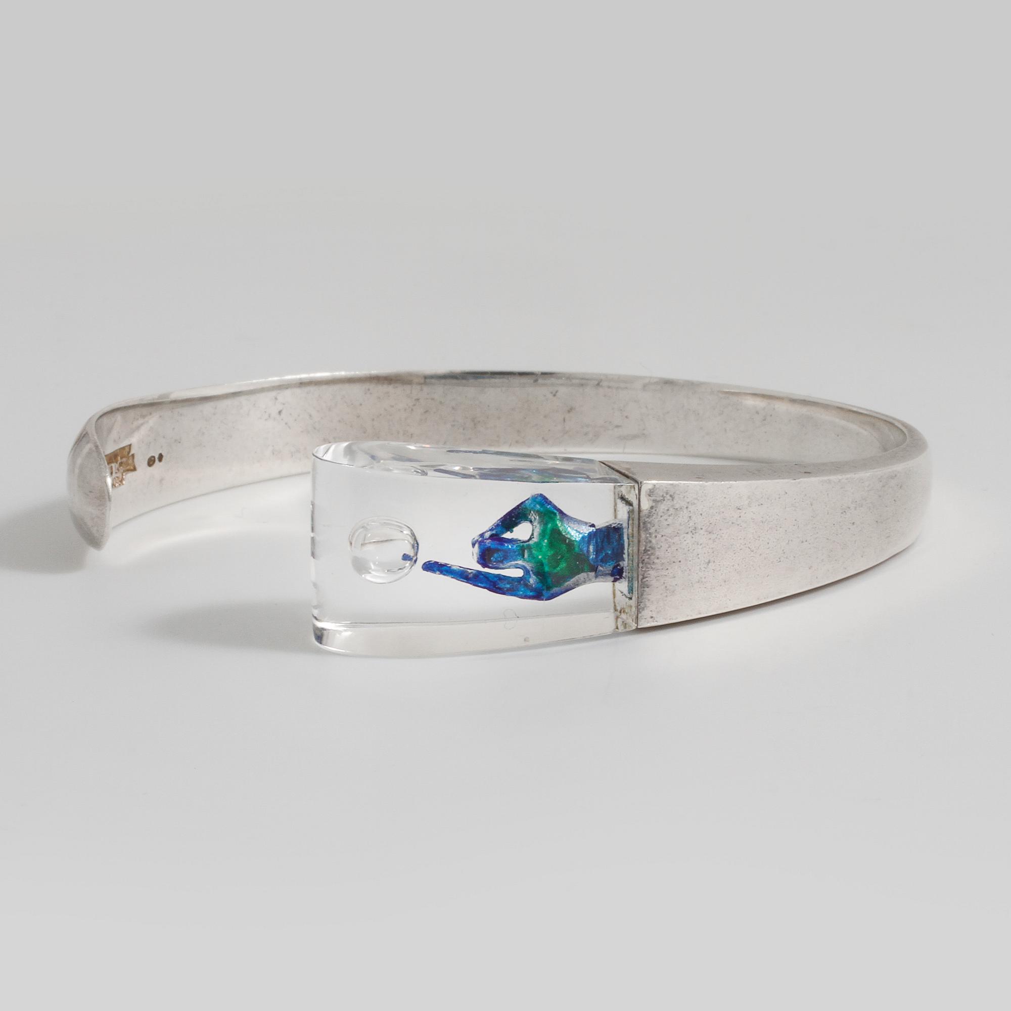 BJÖRN WECKSTRÖM, a "Space Silver" bracelet made by Lapponia in Finland 1974.