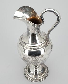 KANNA, silver, Guldsmeds aktiebolaget, Stockholm 1885. Vikt 437 g.