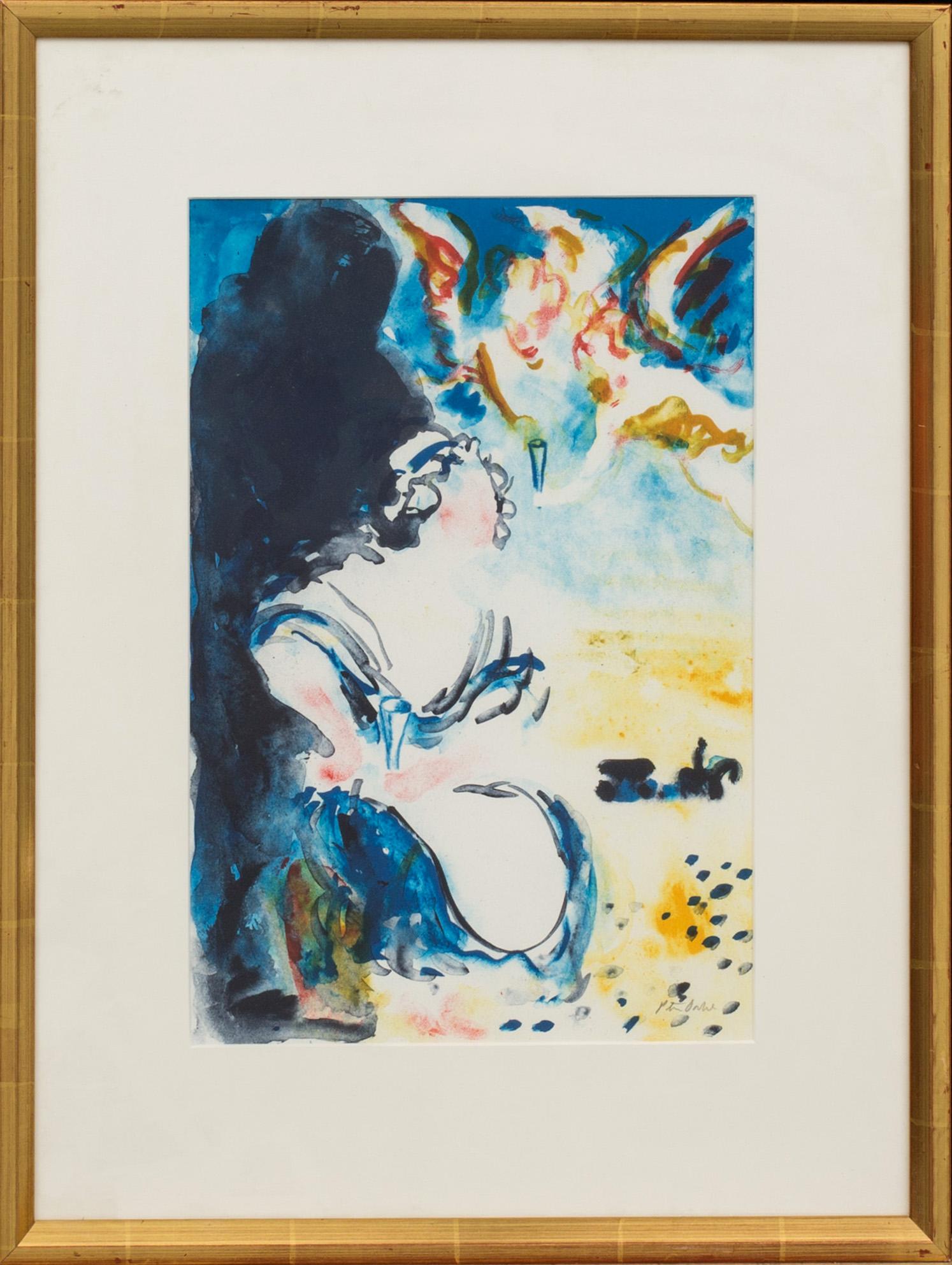 PETER DAHL, signed litograph.
