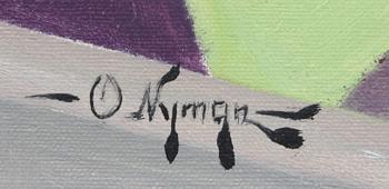 OLLE NYMAN, olja på duk, sign.