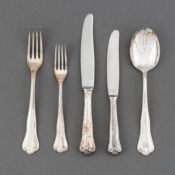 MEMA, bestick, 60 delar, silver, modell Symfoni.